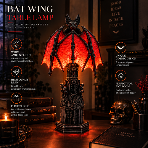 Bat Halloween Lamp By Elfaro